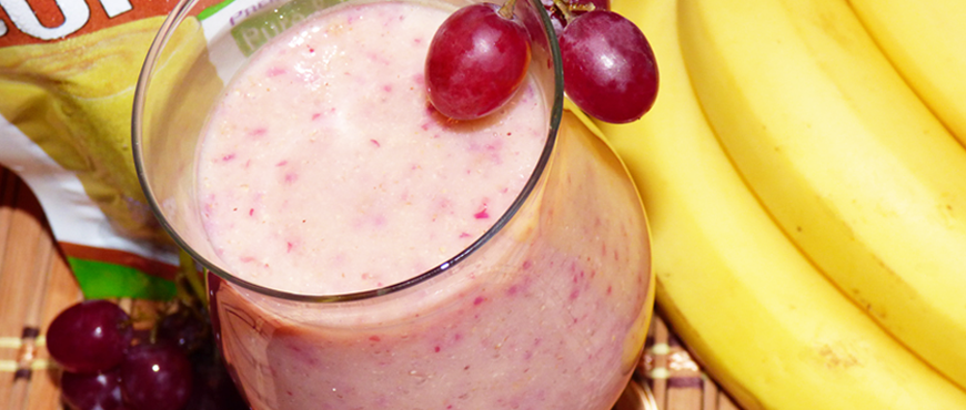 Cupuaçu, Grape and Banana Smoothie
