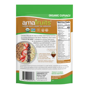 Organic Cupuacu Fruit Packs