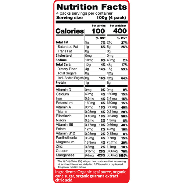 Acai Traditional Mix Fruit Packs